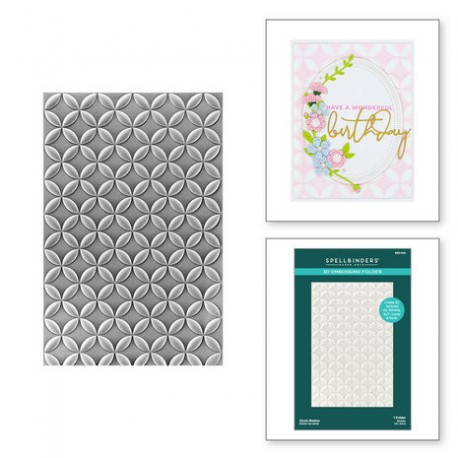 Circle Illusion 3D Embossing Folder - Spellbinders