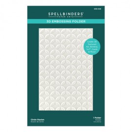 Circle Illusion 3D Embossing Folder - Spellbinders
