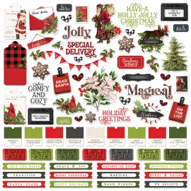 Simple Vintage Christmas - Stickers di Simple Stories