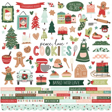 Baking Spirits Bright - Stickers di Simple Stories