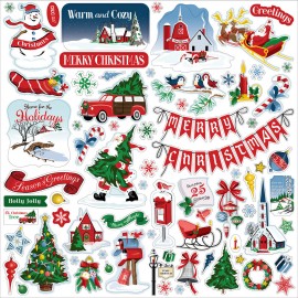 White Christmas - Stickers di Carta Bella