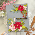 Holiday blooms Etched Dies - Spellbinders