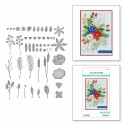 Holiday blooms Etched Dies - Spellbinders