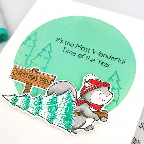 SY Christmas Tree Farm - Timbro di MFT stamps