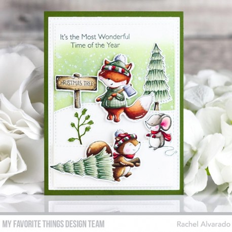 SY Christmas Tree Farm - Timbro di MFT stamps