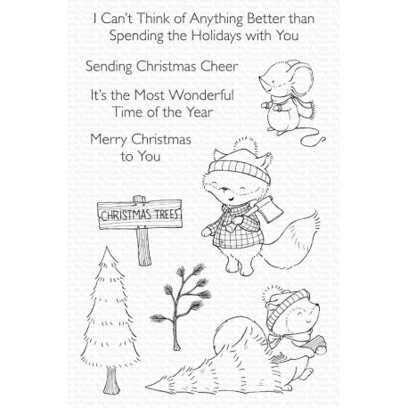 SY Christmas Tree Farm - Timbro di MFT stamps