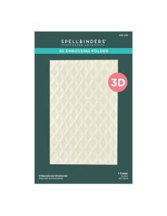 Dimensional Diamonds 3D Embossing Folder - Spellbinders