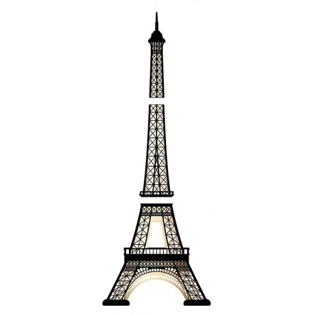 American Crafts - Wall Art - Wall Decals - Gold Foil - Eiffel Tower