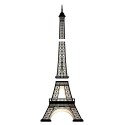 American Crafts - Wall Art - Wall Decals - Gold Foil - Eiffel Tower