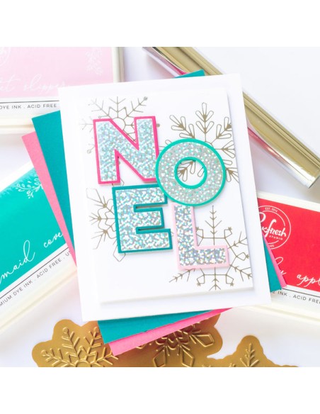 Noel hot foil - Pinkfresh studio