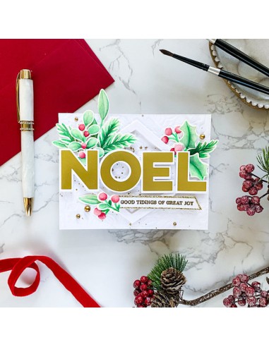 Noel hot foil - Pinkfresh studio