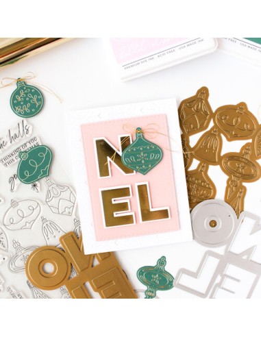 Noel hot foil - Pinkfresh studio