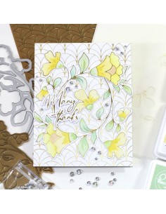 Geo Arch hot foil plate - Pinkfresh studio 2