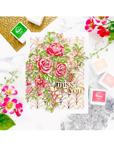 Geo Arch hot foil plate - Pinkfresh studio