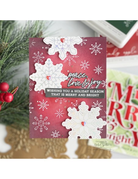 Snowflakes die - Fustella di Pinkfresh Studio