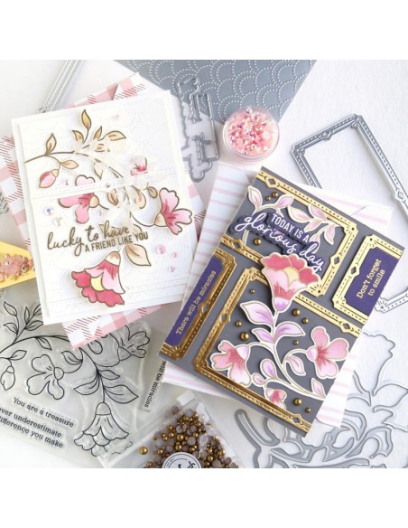 Mini Slimline frames die - Fustella di Pinkfresh Studio