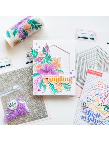 Nested Hexagons die - Fustella di Pinkfresh Studio