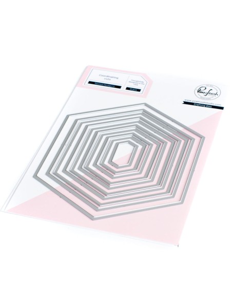 Nested Hexagons die - Fustella di Pinkfresh Studio