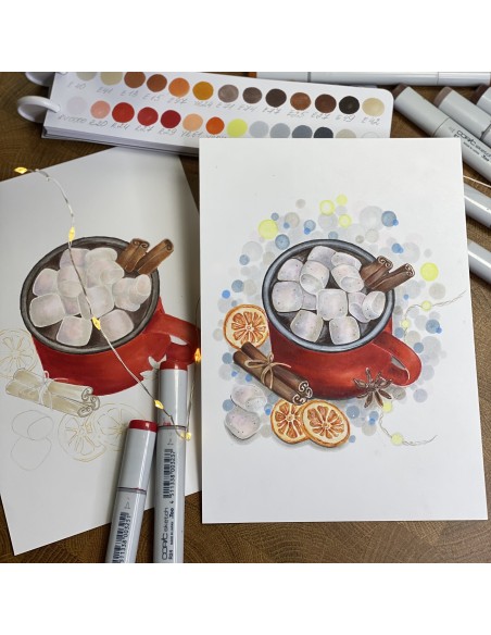 Workshop online "Tazza con marshmallow" con Marker