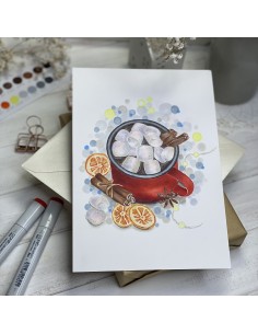 Workshop online "Tazza con marshmallow" con Marker 2