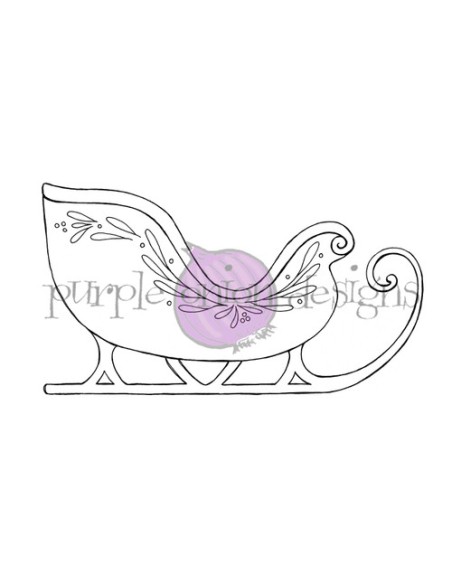 Santa's Sleigh - Timbro di Stacey Yacula Studio