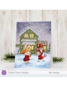 Comet (elf bunny with pocket watch) - Timbro di Stacey... 2