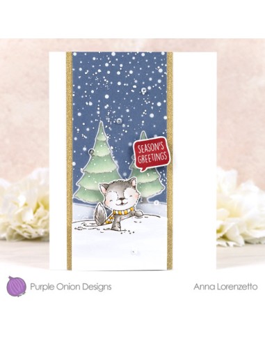 Bluster (winter husky in snow) - Timbro di...