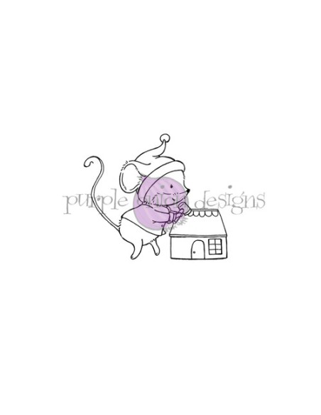 Sugar (elf mouse toy house) - Timbro di Stacey Yacula Studio