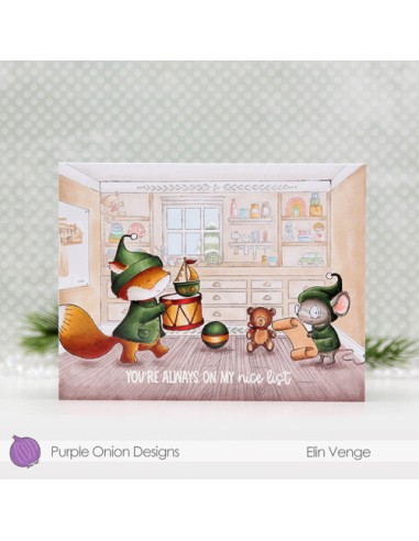 Ralphie (elf fox with toys) - Timbro di Stacey...