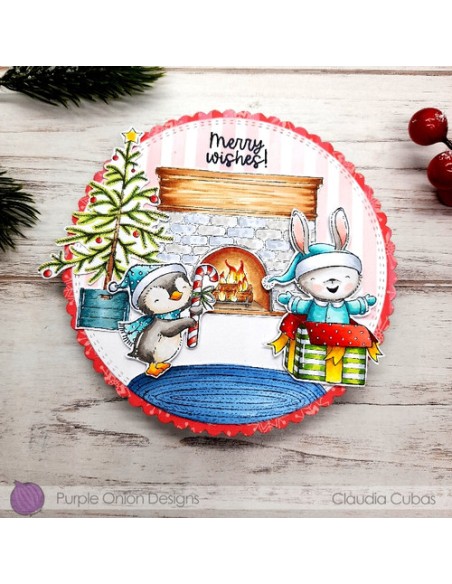 Cider (elf bunny in gift box) - Timbro di Stacey Yacula Studio