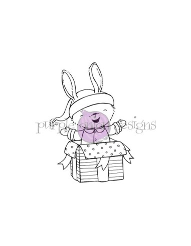 Cider (elf bunny in gift box) - Timbro di...