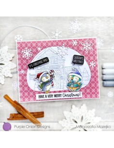 Balsam (elf owl with gift) - Timbro di Stacey Yacula Studio 2