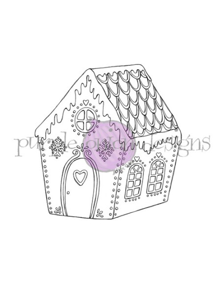 Gingerbread House - Timbro di Stacey Yacula Studio