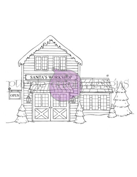 Santa's Workshop (exterior) - Timbro di Stacey Yacula Studio