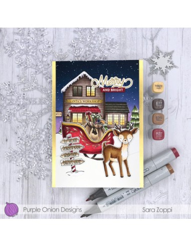 Mr. Santa Claus - Timbro di Stacey Yacula Studio