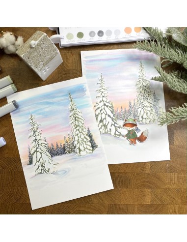 Corso online "Paesaggio invernale 1" con Marker...