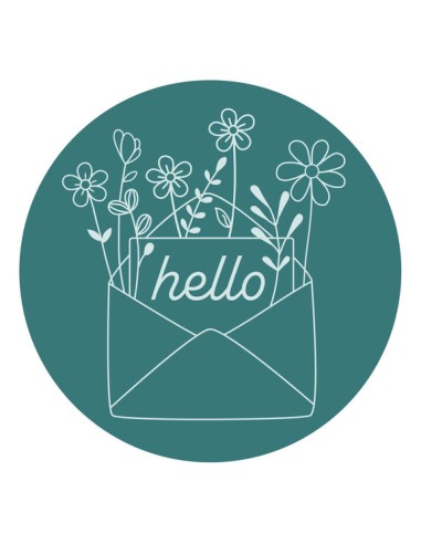 Wax seal stamp - Sigillo Sending a Hello