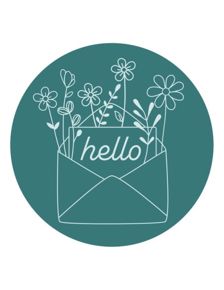 Wax seal stamp - Sigillo Sending a Hello