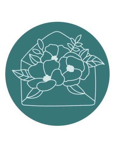 Wax seal stamp - Sigillo Sending Flowers