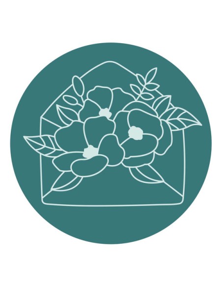 Wax seal stamp - Sigillo Sending Flowers