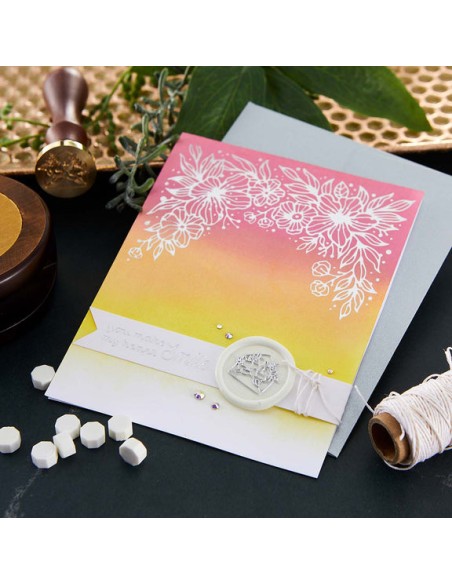 Wax seal stamp - Sigillo Sending Flowers