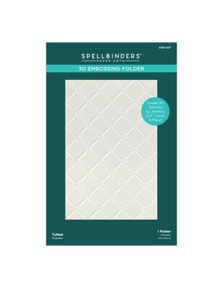 Tufted 3D Embossing Folder - Spellbinders