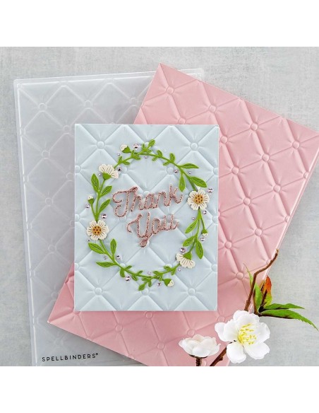 Tufted 3D Embossing Folder - Spellbinders