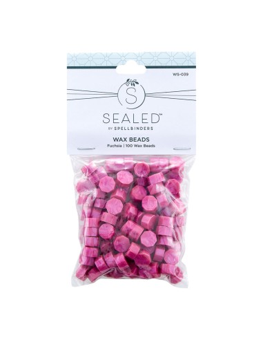 Fuchsia wax Beads - Spellbinders