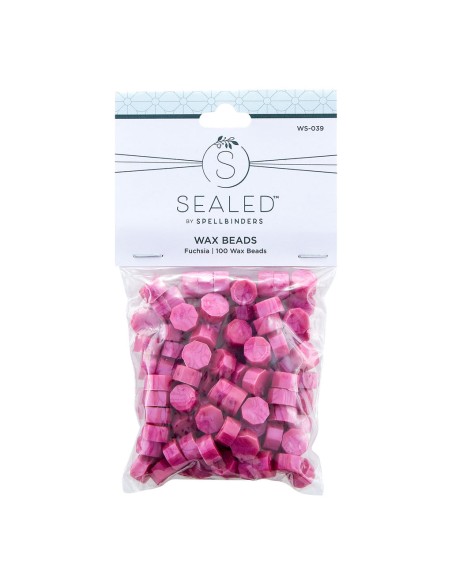 Fuchsia wax Beads - Spellbinders