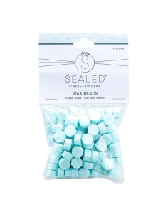 Pastel Aqua wax Beads - Spellbinders 2