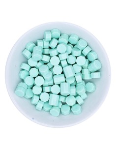 Pastel Aqua wax Beads - Spellbinders