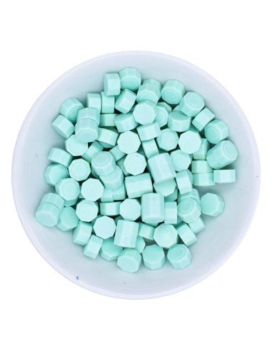 Pastel Aqua wax Beads - Spellbinders