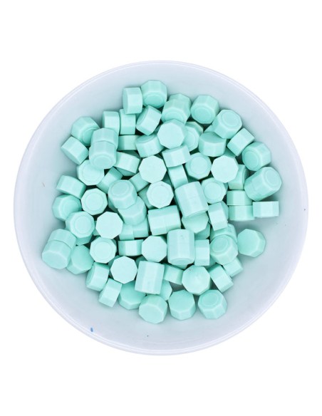 Pastel Aqua wax Beads - Spellbinders