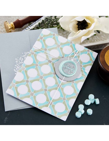 Pastel Aqua wax Beads - Spellbinders